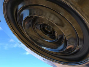 alien spaceship 2 3D Model