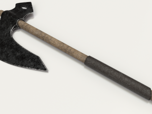 old hammered axe 3D Model