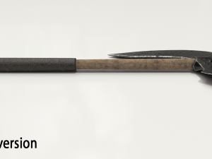 old hammered axe 3D Model