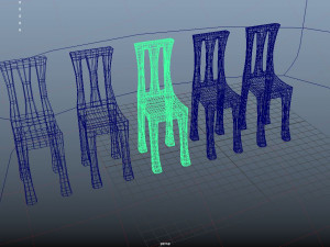 chair 3D मॉडल