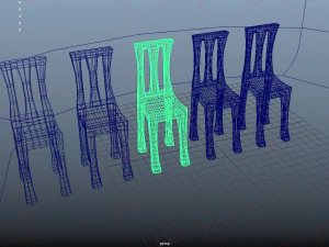 कुर्सी 3D मॉडल