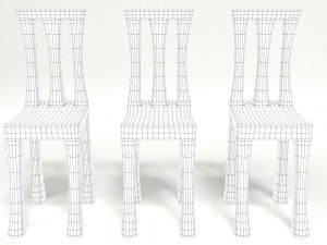 chair 3D मॉडल