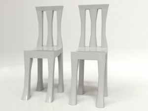 chair 3D मॉडल