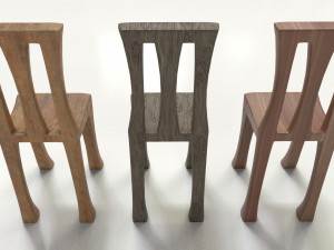 chair 3D मॉडल