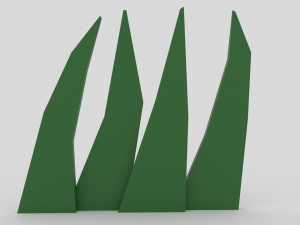 low poly island scene 3D Model