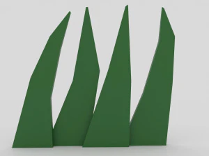 low poly island scene 3D Model
