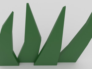 low poly island scene 3D Model