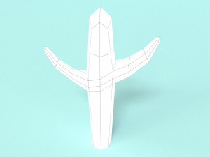 low poly oasis 3D Model