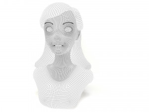 zgirl bust 3D मॉडल