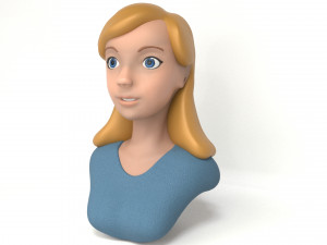 zgirl bust 3D मॉडल
