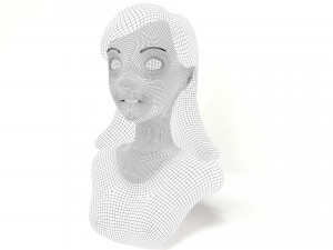 zgirl bust 3D मॉडल