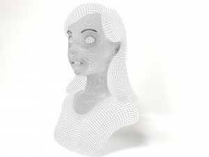 zgirl bust 3D मॉडल