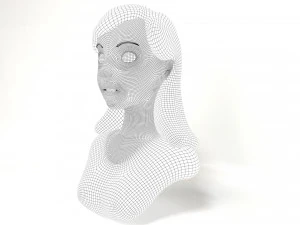 zgirl bust 3D Model