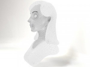 zgirl bust 3D मॉडल