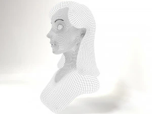 zgirl bust 3D Model