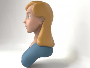 zgirl bust 3D Model