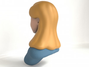 zgirl bust 3D मॉडल