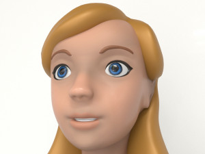 zgirl bust 3D मॉडल