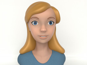 zgirl bust 3D मॉडल
