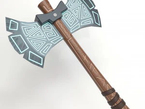 ascia runica Modello 3D