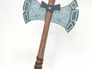 hache runique Modèle 3D