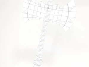 hache runique Modèle 3D