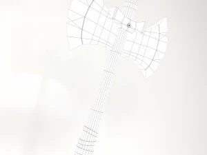 hache runique Modèle 3D