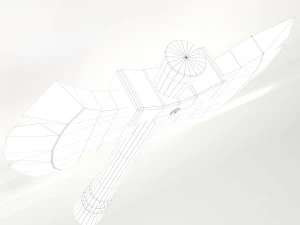 hache runique Modèle 3D