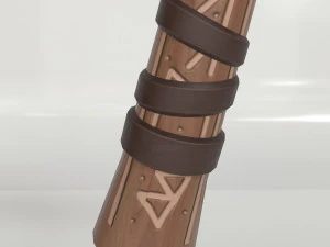 hache runique Modèle 3D