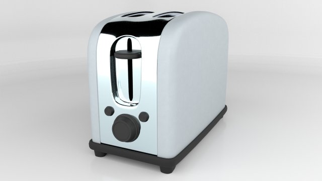toaster Model 3D .c4d .max .obj .3ds .fbx .stl .blend 