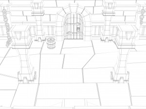 dungeon 3D 模型