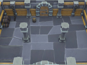 dungeon 3D 模型