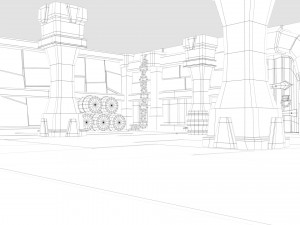 dungeon 3D 模型