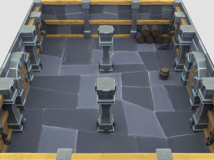 dungeon 3D 模型