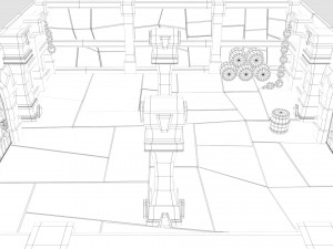 dungeon 3D 模型