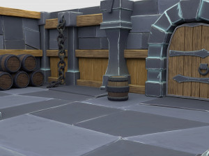 dungeon 3D 模型