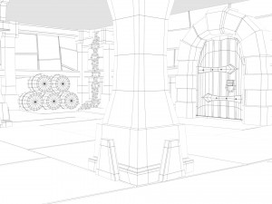dungeon 3D 模型