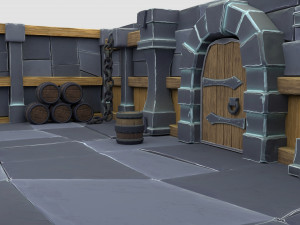 dungeon 3D 模型