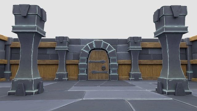 dungeon 3D 模型 .c4d .max .obj .3ds .fbx .stl .blend 