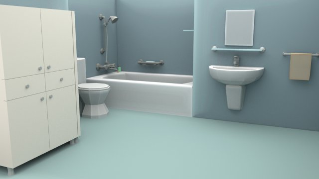cartoon bathroom 3D 모델 .c4d .max .obj .3ds .fbx .stl .blend 