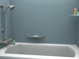 cartoon bathroom 3D 모델