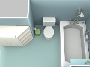 cartoon bathroom 3D 모델
