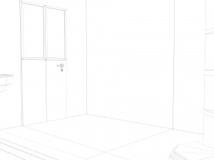 cartoon bathroom 3D 모델