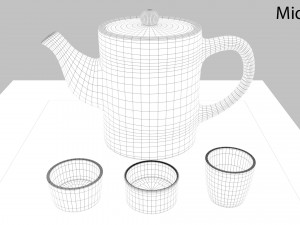 tea scene 3Dモデル