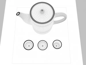 tea scene 3D Model