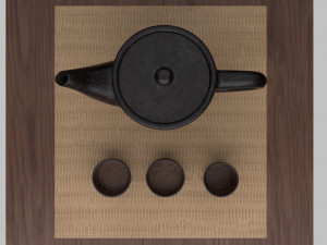 tea scene 3Dモデル