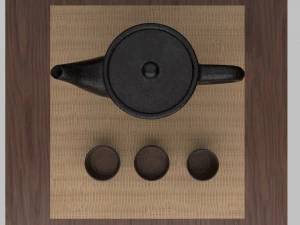 tea scene 3D Model