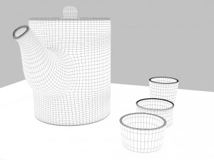 tea scene 3D Model