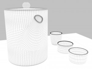 tea scene 3Dモデル