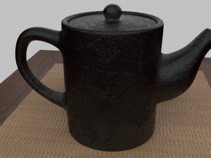 tea scene 3Dモデル